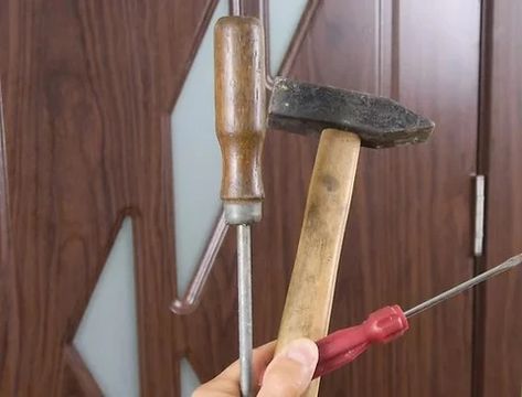 How to Remove Hinge Pins the Right Way | HingeOutlet Metal Screen Doors, Hidden Hinges, Door Jamb, Hinge Pin, Metal Screen, How To Remove Rust, Screen Door, Door Accessories, Flat Head