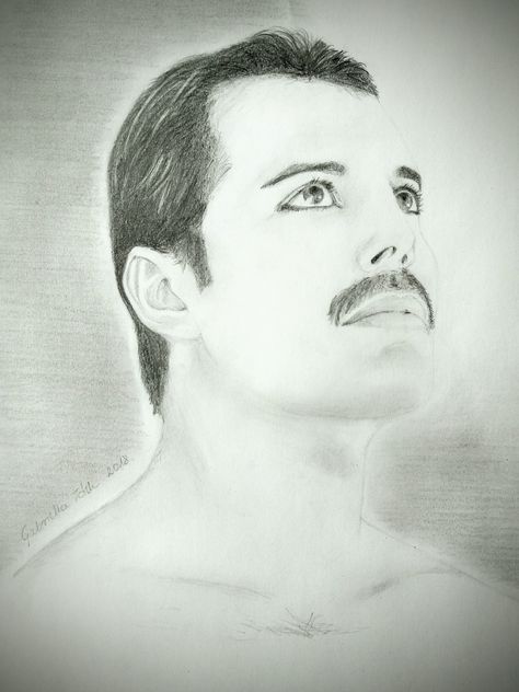 Freddie Mercury Portrait, Time Waits For No One, Freddy Mercury, Queen Freddie Mercury, Queen Pictures, Queen Art, Queen Band, Drawing Templates, Drawing Board