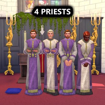 Reigningsims is creating CC for the Sims 4 | Patreon Sims Royal, Ts4 Medieval, Sims Car, Priest Outfit, Sims 4 Hair Male, Sims 4 Decades Challenge, History Games, Sims 4 Cheats, Sims 4 Piercings