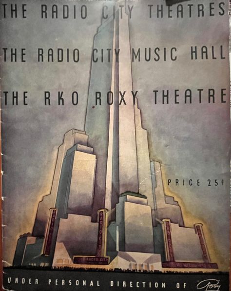 Edward Durell Stone, Roxy Theater, Steuben Glass, Theatre Interior, Ticket Booth, Ice Show, Two Story Foyer, Myrna Loy, Radio City Music Hall