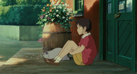 Studio Ghibli Quotes, Whisper Of The Heart, Fresh Movie, Japanese Animated Movies, Ghibli Artwork, I Love Cinema, Studio Ghibli Movies, Studio Ghibli Art, Ghibli Movies