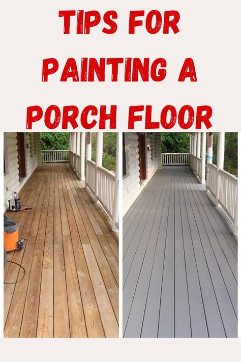 Painting A Porch, Tongue And Groove Porch, Painted Porch Floors, Farmers Porch, Floor Paint Colors, Big Porch, Porch Wood, White Porch, Tips For Painting