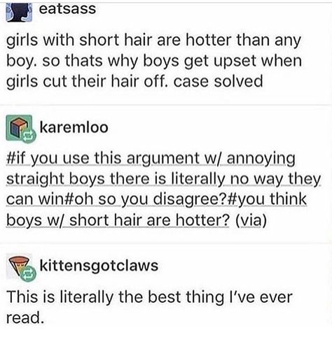 I'm cackling Hair Quotes, Quotes Short, Trendy Hair, Faith In Humanity, Text Posts, Tumblr Funny, Social Justice, Tumblr Posts, Funny Posts