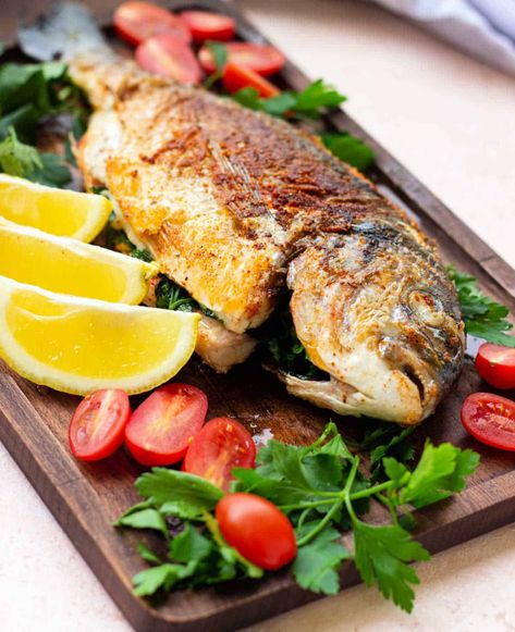 Pan Fried Whole Fish, How To Cook Fish On The Stove, How To Fry Fish In A Pan, Whole Fried Fish Recipes, Pan Fried Trout With Skin, Fried Whole Fish Recipes, Fry Whole Fish, Whole Fish Fry Recipe, Whole Tilapia Recipes