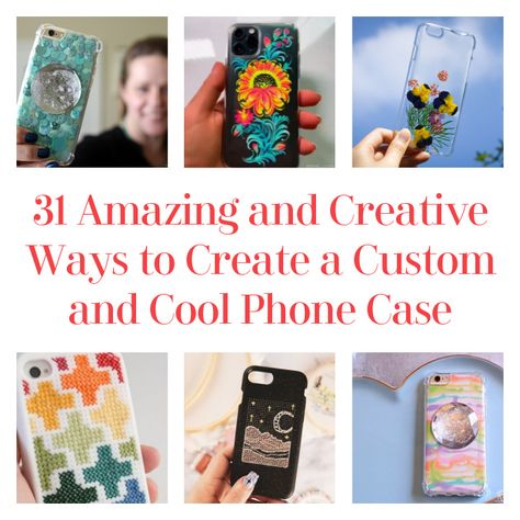 Hello, DIYers! Phone cases can get expensive VERY quickly! Especially the ones that are trendy and decorated. And if you are like me, and you like to change up the look of your phone all the time, you’re looking at a pretty hefty price tag! But by using some of these fabulous DIY techniques, you […] The post 31 Amazing and Creative Ways to Create a Custom and Cool Phone Case appeared first on DIY Projects by Big DIY Ideas. Diy Custom Phone Case, Make A Phone Case, Customised Iphone Case, Lemon Phone Case, Daisy Phone Case, Diy Techniques, Diy Iphone Case, Bling Phone Case, Fabulous Diy