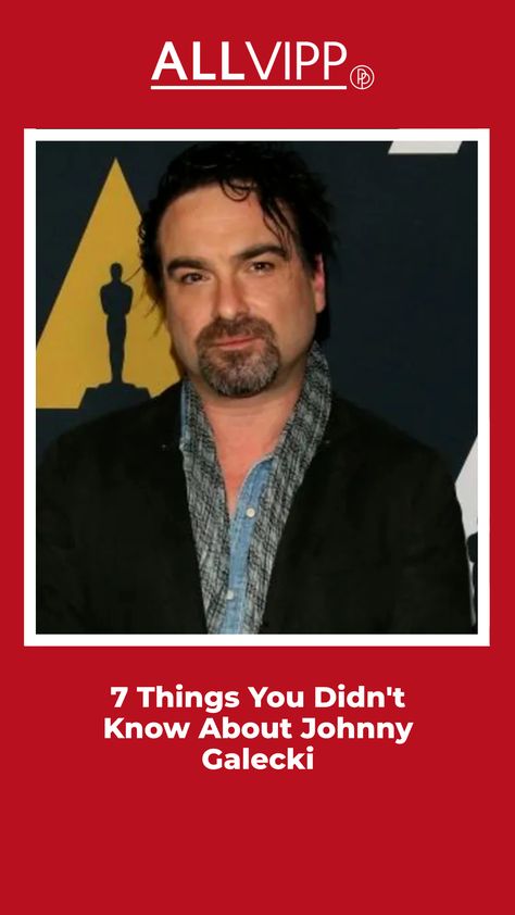 Johnny Galecki is a celebrated American screen actor. He is most known for his work on 'The Big Bang Theory' where he played "Leonard". Here are some facts about him!| Celebrities | VIPs | Johnny Galecki, Jim Parsons, Acting Career, Wild Things, Big Bang Theory, Iconic Characters, Big Bang, American Actors, Bigbang