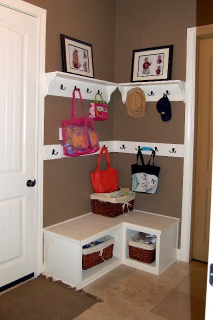 Utilize Every Nook & Cranny by Operation Organization Decorating Mudroom, Mudroom Storage, Ideas Entryway, Mud Room Storage, Drop Zone, Ideas Para Organizar, Diy Casa, غرفة ملابس, Hus Inspiration