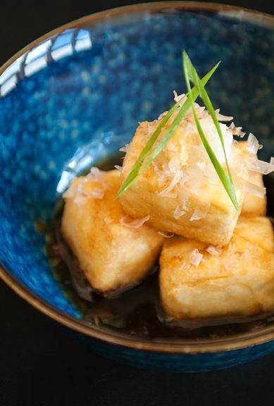 Izakaya Recipes, Yuba Recipe, Agadashi Tofu, Japanese Appetizer, Agedashi Tofu, Japanese Appetizers, Asian Appetizers, Japanese Menu, Easy Cook