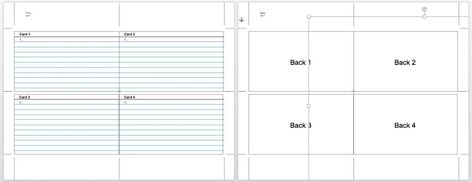 Index Template Free Printable, Free Printable Index Cards, Index Card Planning, Index Card Notebook, 3x5 Index Card Template, Flash Card Template, 5 Template, Microsoft Office Word, Guess The Word