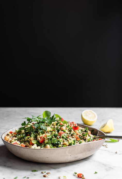 Tabbouleh bulgur wheat salad | Bibby's Kitchen healthy recipes Bulgar Wheat Salad, Bulgar Wheat, Middle Eastern Salads, Creamed Spinach, Most Popular Recipes, Stuffed Sweet Peppers, Fabulous Foods, Summer Salads, Kitchen Recipes