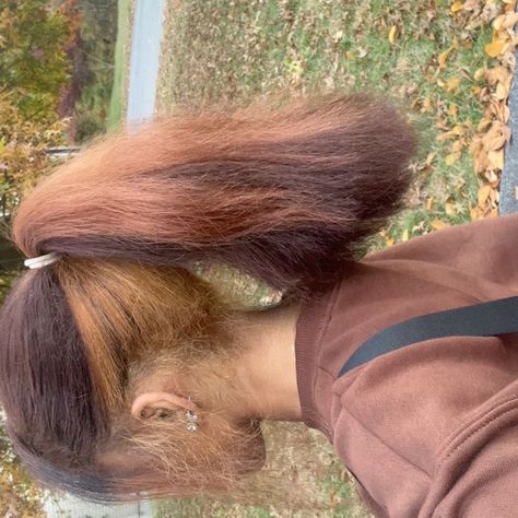 Cute Hair Colors Natural, Colors To Dye Your Hair Black Women Dark Skin, Hair Dye Combos Black Women, Black Girls Hair Dye, Dyed Hair 4c, Hair Dye Inspo Curly Hair, Hair Dye Black Women, 4c Hair Color Ideas, Pretty Hair Color Ideas