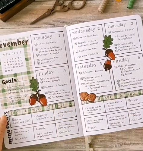 November Bujo, Bullet Journal Hand Lettering, Bullet Journal Work, Organization Bullet Journal, Creating A Bullet Journal, Bullet Journal Hacks, Bulletin Journal Ideas, Cool Journals, Bullet Journal Aesthetic