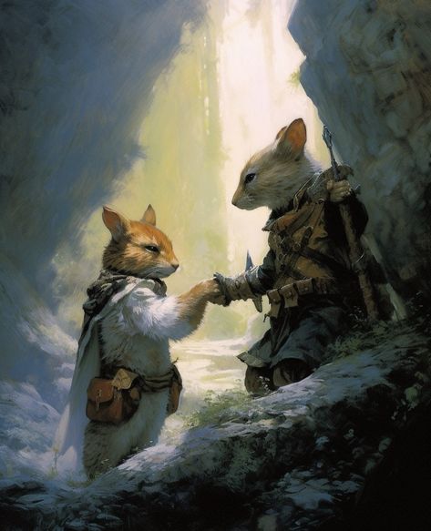 Redwall Fanart, Dark Fiction, Fantasy Wizard, Fantasy Films, Dungeons And Dragons Homebrew, Fantasy Concept Art, Woodland Creatures, Fantasy Illustration, Fantasy Inspiration