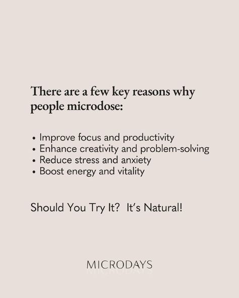 We all want to be the best version of ourselves. Why not give it a try and see the benefits for yourself? If you're curious to start and looking for more support. Get in touch! Our coaches can help you find the right dose for you and guide you through you microdosing journey. Head to our website (link in bio) to learn more and start your microdosing experience! #microdays #microdosing #alternativehealing #functionalmushrooms #mushrooms #medicinalmushrooms #mushrooms #functionalfoods #orga... Alternative Healing, Improve Focus, Holistic Healing, Website Link, Boost Energy, Why People, Be The Best, You Tried, Problem Solving