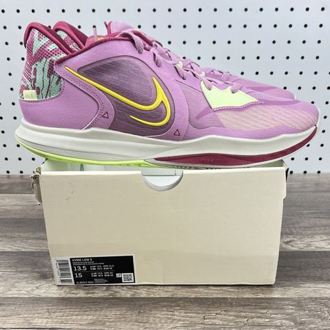 Nike Kyrie Low 5 Basketball Shoes Orchid Yellow Strike Dj6012-500 Men’s Size 13.5 New With Box (Box Missing Top/Lid) Fast Shipping *100% Authentic Products *Please View All Photos, Description And Details *We Offer The Best In Sporting Goods, Sneakers And More *Feel Free To Contact Us With Any Questions Kyrie Low 5, Orchid Yellow, Nike Sb Stefan Janoski, Black Casual Shoes, Nike Sacai, Spike Shoes, White Nike Shoes, Racing Shoes, Womens Tennis Shoes