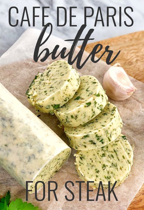 Compound Butter For Steak, Butter For Steak, Steak Butter Recipe, Keto Sauce, Flavored Butter Recipes, Butter Recipes Homemade, Compound Butter Recipe, Herb Butter Recipe, Garlic Mustard