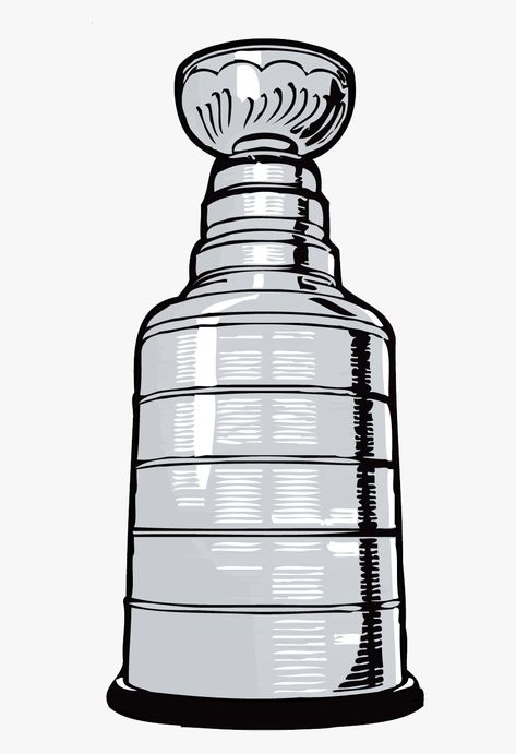 Tumbler Drawings, Stanley Cup Trophy, Hockey Drawing, Cup Clipart, Cup Drawing, Montreal Canadians, Engraving Ideas, Nhl Logos, Tattoo Style Drawings