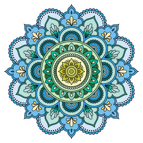 Mandala Colour, Mandela Colors, Mandala Color Ideas, Mandla Mandela Art, Mandela Art Design, Mandala Coloring Ideas, Colored Mandala, Colorful Mandala, Mandala Drawing Colourful