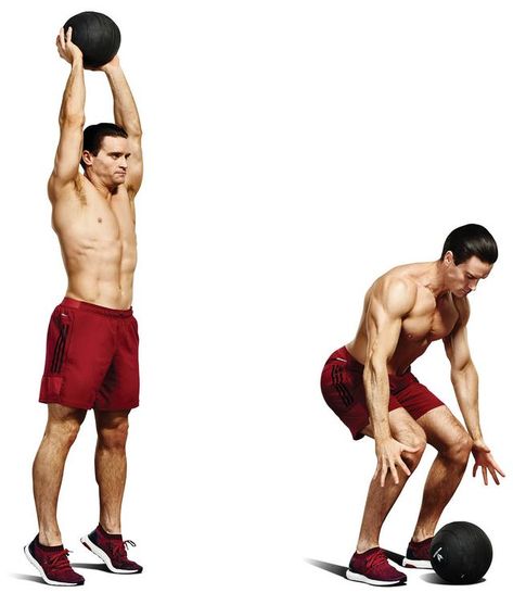 med ball slam Best Chest Workouts For Men, Med Ball Workout, Slam Ball, Chest Workout For Men, Workouts For Men, Explosive Workouts, Best Chest Workout, Medicine Balls, Shoulder Support