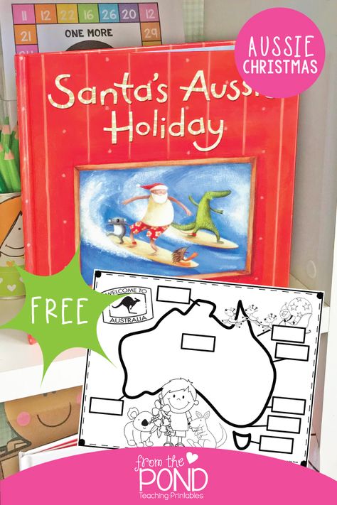 Brazil Christmas Crafts For Kids, Christmas Around The World Australia, Christmas In Australia Craft For Kids, Australia Christmas Craft, Christmas In Australia For Kids, Christmas In Australia Craft, Australia Christmas Crafts For Kids, Australian Christmas Craft, Reggio Christmas