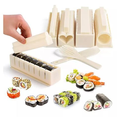 Create your own sushi masterpiece at home with our 11 Piece Non Stick Professional Sushi Making Kit. Elevate your sushi game effortlessly. 11 Piece Non Stick Professional Sushi Making Kit $31.07 Tap the link in our bio to shop now! #SeasonsChange #decor #Seasonal #trending #SushiKit #SushiMaster #HomeSushi #SushiLove #SushiTime #SushiGoals Sushi Making Kit, Sushi Kit, Sushi Master, Sushi Making, Diy Sushi, Sushi At Home, Sushi Maker, Sushi Set, How To Make Sushi