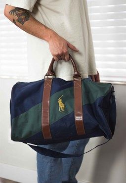 Old Money Duffle Bag, Ralph Lauren Duffle Bag, Old Money Bags Men, Mens Designer Bag, Mens Bag, Ralph Lauren 90s, 90s Men, Preppy Men, Bag Logo