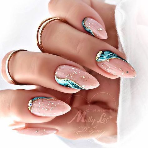 Manicure Shellac, Fancy Nails Designs, Modern Nails, Blush Nails, Almond Nails Designs, Almond Acrylic Nails, Shellac Nails, Gel Nail Designs, Fabulous Nails