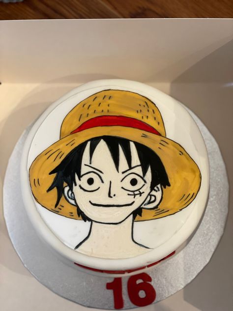 Monkey D Luffy Cake, Monkey D Luffy Birthday, Luffy Cake, Monkey D Luffy Birthday Cake, Luffy Cake Topper Printable, One Piece Anime Cake Design, Luffy Eating, Monkey D Luffy, How To Make Cake