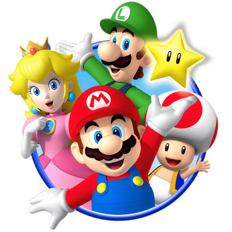 Mario And Friends, Mario Rabbids, Mario Y Luigi, Super Mario Bros Birthday Party, Super Mario Bros Party, Friends Png, Mario Bros Birthday, Super Mario And Luigi, Mario Bros Party