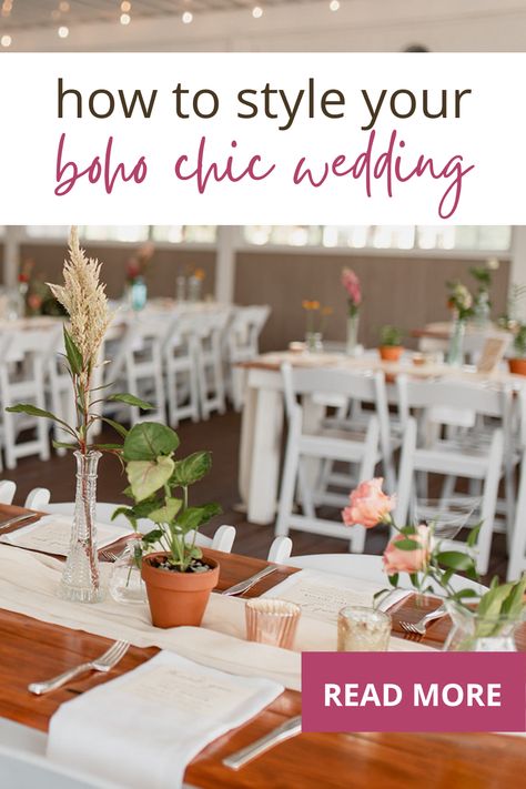 how to style your boho chic wedding Boho Wedding Signs, Boho Wedding Aesthetic, Aesthetic On A Budget, Eclectic Color Palette, Modern Boho Wedding, Boho Wedding Theme, Thrifted Decor, Diy Wedding Inspiration, Wedding Inspiration Summer