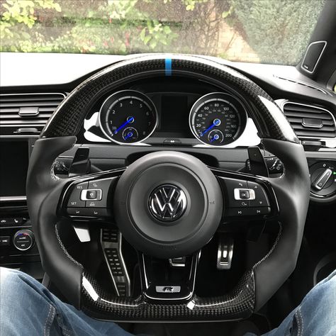 Here it is... VW Golf R Custom Steering Wheel for @stevie_wales now fitted  Absolutely #amazing carbon wheel , top quality ! Find us on Facebook , link in our bio Scirocco Volkswagen, Custom Steering Wheel, Vw Golf Variant, Jetta A4, Volkswagen Polo Gti, Golf 7 R, Golf 7 Gti, Volkswagen Golf Mk1, Gti Mk7