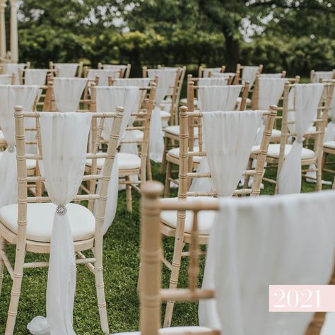 From chair covers to Chiavari chairs with flowers or sashes, it’s always a laugh looking back #fennes30 Chairs With Flowers, Chiavari Chairs, Chair Covers, Looking Back, Flowers, Quick Saves