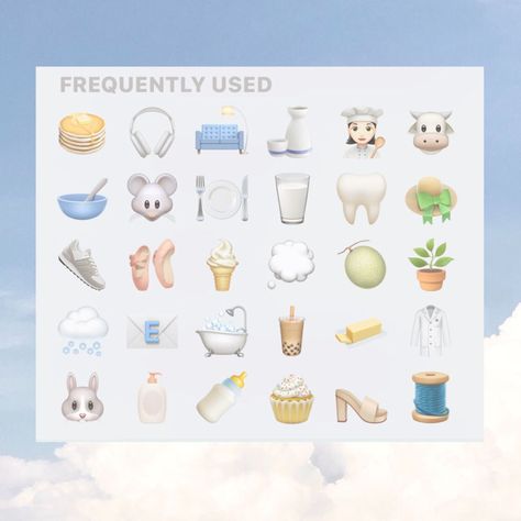 New Emojis Iphone Ios, Aesthetic Emoji Combos, Aesthetic Emoji, Cute Emoji Combinations, Emoji Combos, Emoji Set, Emoji Combinations, Emoji For Instagram, Cute Emoji