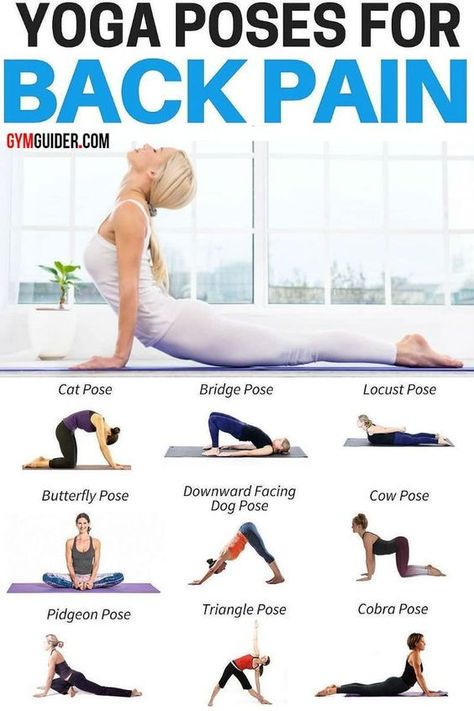 Yoga Poses For Back Pain, Yoga Sequencing, Lower Back Pain Stretches, Fitness Poster, Yoga Poses For Back, Creative Napkins, Yoga Time, Back Stretches For Pain, Lower Back Muscles