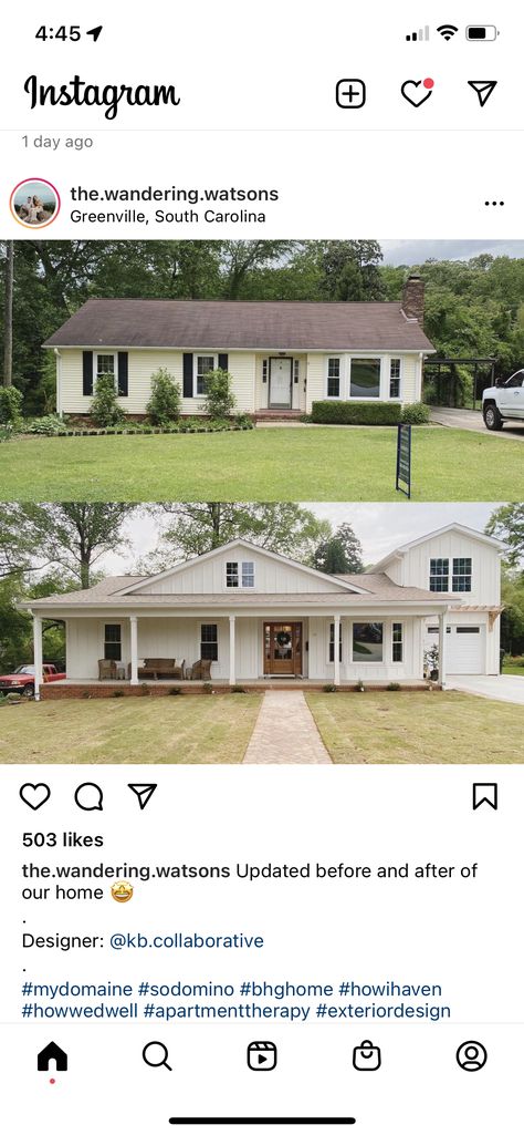 Ranch Makeover, Seeking Lavender Lane, Ranch House Remodel, Exterior House Renovation, Ranch House Exterior, House Makeovers, House Before And After, Exterior House Remodel, Ranch Remodel