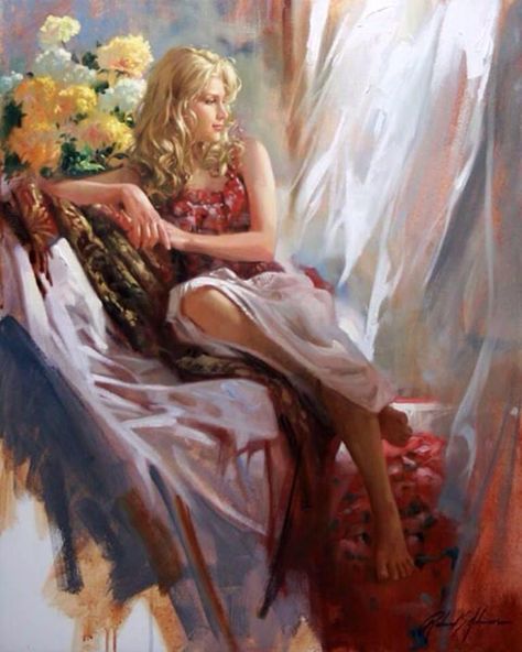 "@dyakomard: @cholo81 @patdefranchis @Suntan48 @TexasStrong3378 @PosiePosie1212 @harjunpete Ty #art pic.twitter.com/jHT2so6CUb" Richard S Johnson, Women In Art, Nc Wyeth, Contemporary Expressionism, Gcse Art, Universe Art, Art Institute Of Chicago, Pastel Painting, Painting Photos