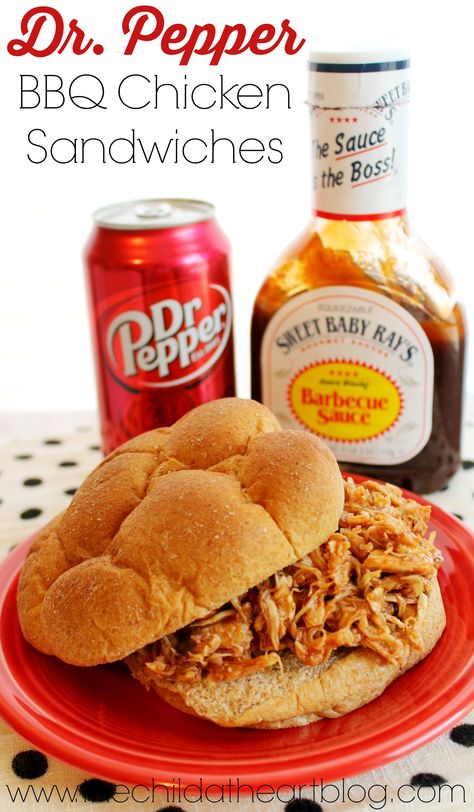 This recipe is adapted from some other recipes I have seen recently using pork loin and root beer.  I prefer […] Dr Pepper Bbq Chicken, Dr Pepper Recipes, Bbq Chicken Sandwiches, Shredded Bbq Chicken, Bbq Chicken Sandwich, Pepper Recipes, Easy Slow Cooker Chicken, Chicken Sandwiches, Chicken Slow Cooker Recipes