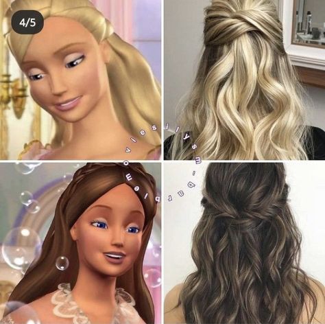 Barbie Movie Hairstyles, Movie Hairstyles, Barbie Hairstyles, Old Barbie, Media Cola, Hair Movie, Barbie Hairstyle, Barbie Movie, Barbie Movies