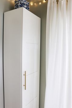 Small Bedroom Armoire Ideas, Bedside Closet Ideas, Small Ikea Wardrobe, Ikea Small Wardrobe, Pax Small Bedroom, Pax Bergsbo Wardrobe, Small Pax Wardrobe Ideas, Small Wardrobe Ideas Bedroom Tiny Closet, Ikea Pax Wardrobe Ideas Small Bedroom