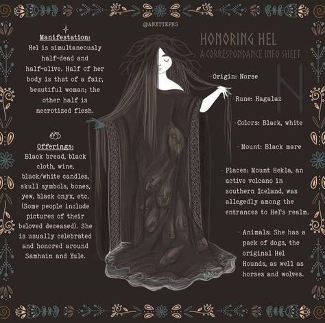 Hel Goddess, Celtic Deities, Goddess Magick, Hecate Goddess, Celtic Gods, Pagan Goddess, Norse Goddess, Pagan Gods, Wiccan Magic