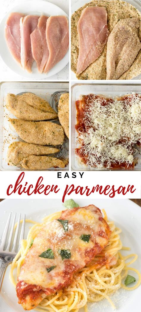 Best Chicken Parmesan Recipe, Best Chicken Parmesan, Chicken Parmesan Recipe Easy, Quick Dinner Ideas, Chicken Parmesan Recipe, Parmesan Recipe, Parmesan Recipes, Best Chicken, Quick Dinner Recipes