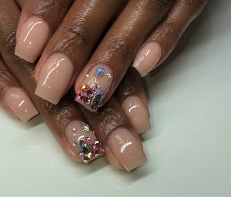 Sassy Nails, Basic Nails, Really Cute Nails, White Nail Designs, Simple Nail, Valentine's Day Nails, Nude Nails, Simple Nails, Nail Design