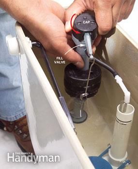 Learn how to fix broken parts of your toilet like flappers, fill valves, flush valves and handles. Toilet Fill Valve, Replace Toilet, Toilet Repair, Handyman Projects, Diy Plumbing, New Toilet, Plumbing Repair, Quick Diy, Plumbing Tools