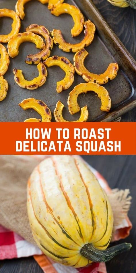 Cook Squash, Delicata Squash Recipe, How To Cook Squash, Roasted Delicata Squash, Delicata Squash, Easy Oven, Squash Recipes, Spoiler Alert, Vegetable Sides