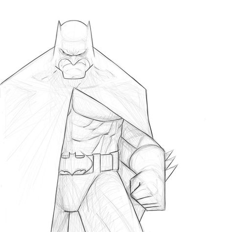 Evgeny Yurichev - Batman Batman Sketch, Batman Concept Art, Comic Book Room, 2d Artwork, Cartoon Art Drawing, Beginner Sketches, Spartan Tattoo, Batman Concept, Batman Drawing