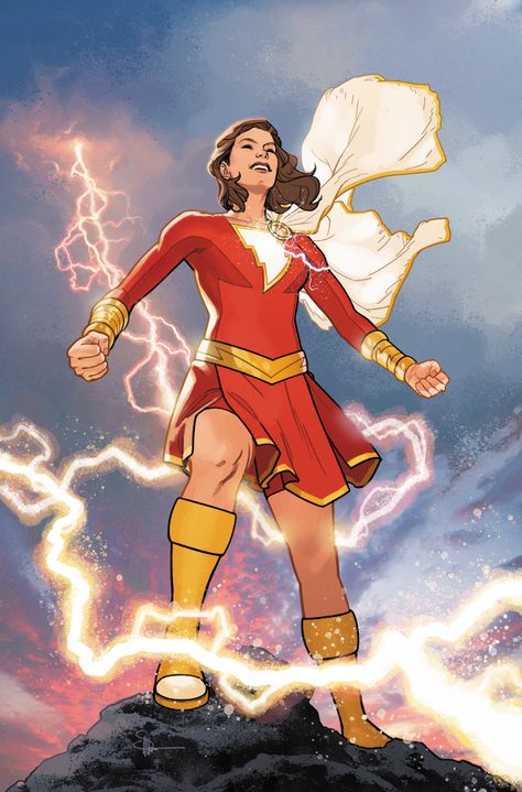 Meet DC's new Shazam - the former Mary Marvel | GamesRadar+ Mary Bromfield, Mary Marvel, Billy Batson, Freshman Year Of College, Captain Marvel Shazam, Freshman Year College, Black Adam, All Superheroes, Book Artwork