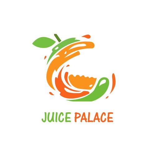 Juice Palace Logo Smoothie Logo, Phone Cover Stickers, Juice Ad, Juice Logo, Juice Shop, Db Logo, Juice Company, Dj Logo, Logo Letters