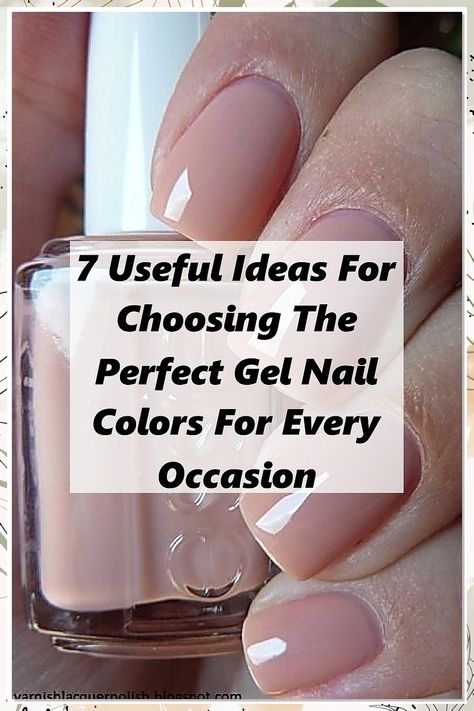 Discover the ultimate guide to selecting gel nail colors with our top 7 useful ideas for every occasion. Whether you're prepping for a wedding, a night out, or a casual day at home, finding the perfect shade can elevate your look. From classic neutrals to bold statements, explore tips on color combinations, seasonal trends, and skin tone matching. Transform your nails into a stunning accessory with our expert advice on gel nail colors that suit any event! Bold Statements, Gel Nail Colors, Neutral Nails, Creative Nails, Gel Nail, Gel Nail Polish, Soft Pastel, Step By Step Instructions, Skin Tone