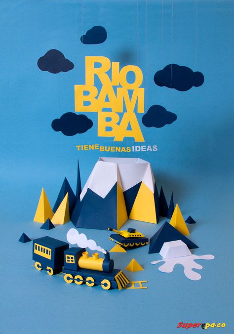 PAPER CUT - RIOBAMBA on Behance Origami Illustration, Paper Cutout Art, Paper Sculptures, Paper Illustration, Paper Artwork, Paper Cut Art, Ideas Creative, Paper Cutout, Paper Sculpture