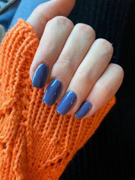 Denim Colored Nails, Jean Blue Nails, Denim Nails Acrylic, Denim Blue Nails, Colored Denim, Blue Nails, Nail Ideas, Nail Colors, Acrylic Nails